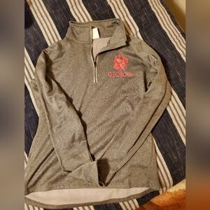 UGA women's gray pullover. Size medium.  Never worn